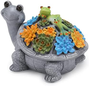Turtle Lazy Frog Ashtray with Lid Set