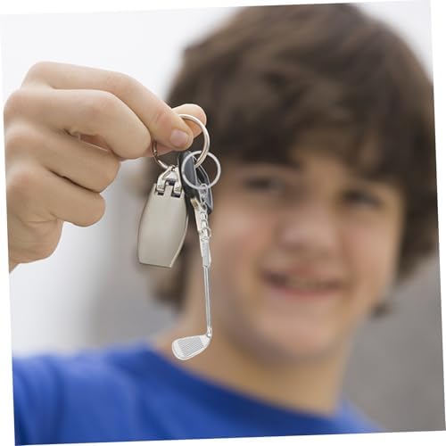 STOBAZA 6pcs Golf Club Keychains for Men