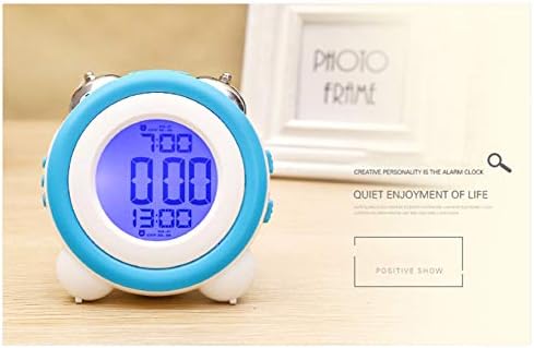 Gerrit Mechanical Double Bell Alarm Clock with LCD Display