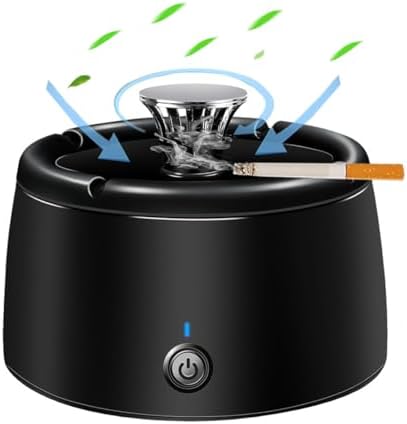Smokeless Ashtray with Air Purifier Function USB Rechargeable 2 in 1