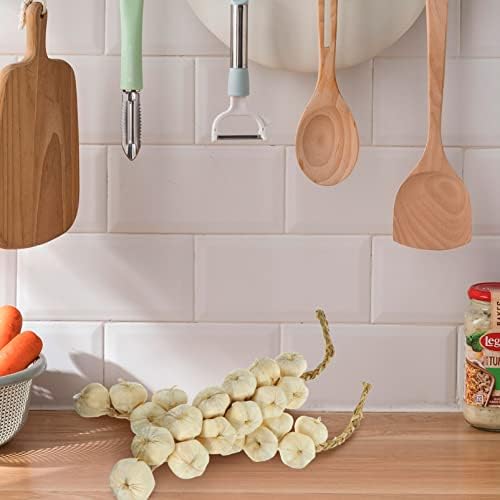 Garneck Artificial Garlic Strings 2Pcs Home Decor