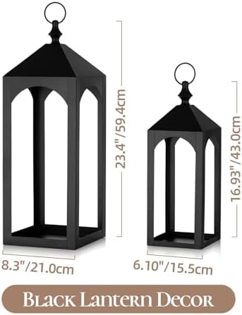 Staymoment Decorative Candle Lanterns Set of 2