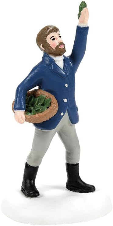 Department 56 Dickens Village Feeding Time Calf Figurine - Hand Crafted Porcelain Miniature