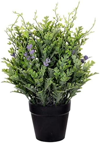 Vickerman 11 Inch Artificial Senecio Cineraria in Plastic Pot