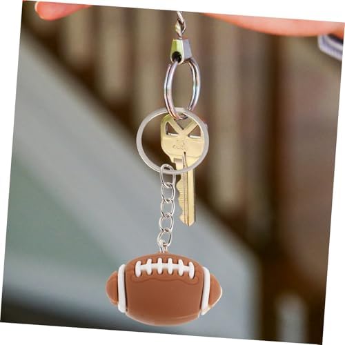 2PCS Mini Sports Balls Football Keychain for Boys