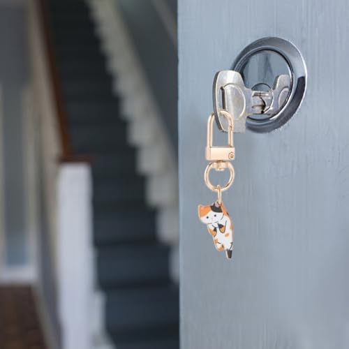 CRASPIRE 24 Pcs Cartoon Cat Keychain Pack