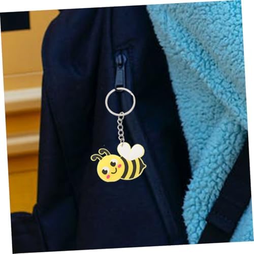 Cabilock 20pcs Cute Bee Keychain Pendant for Backpacks and Party Favors