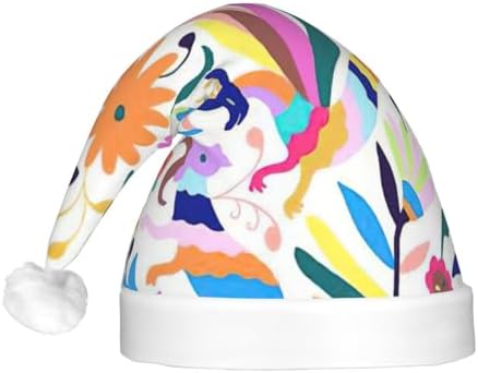 QinZheng LED Santa Hat with Animals Print