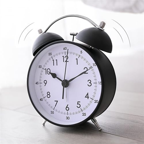 Loud Double Bell Alarm Clock with Retro Design