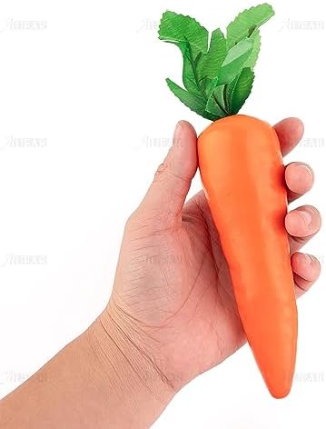 AUEAR 5 Pack Artificial Carrots for Home Decor