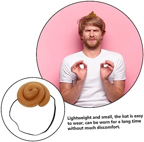 3pcs Funny Poop Hat Set for Party Prank Costumes