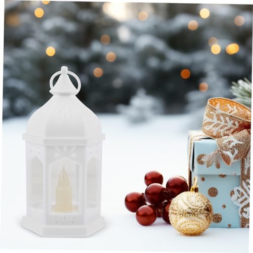 VOSAREA 1pc Elegant Iron Candleholder for Christmas Decor