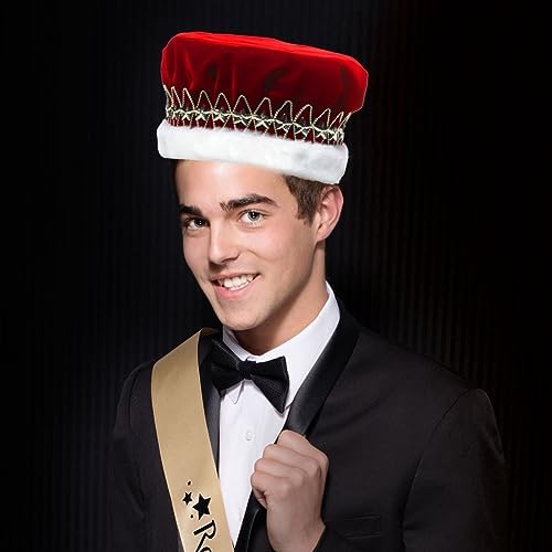 Andersons Majestic Velvet King Crown with Star Band 6 Inches