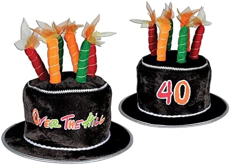 Beistle 40th Birthday Over the Hill Cake Hat