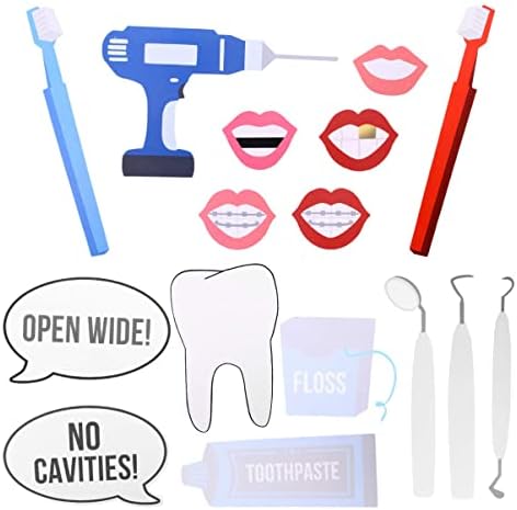 LUOEM Medical Themed Photo Booth Props 16pcs Kit
