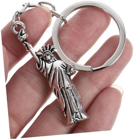 Amosfun 8PCS Statue of Liberty Keychain Set