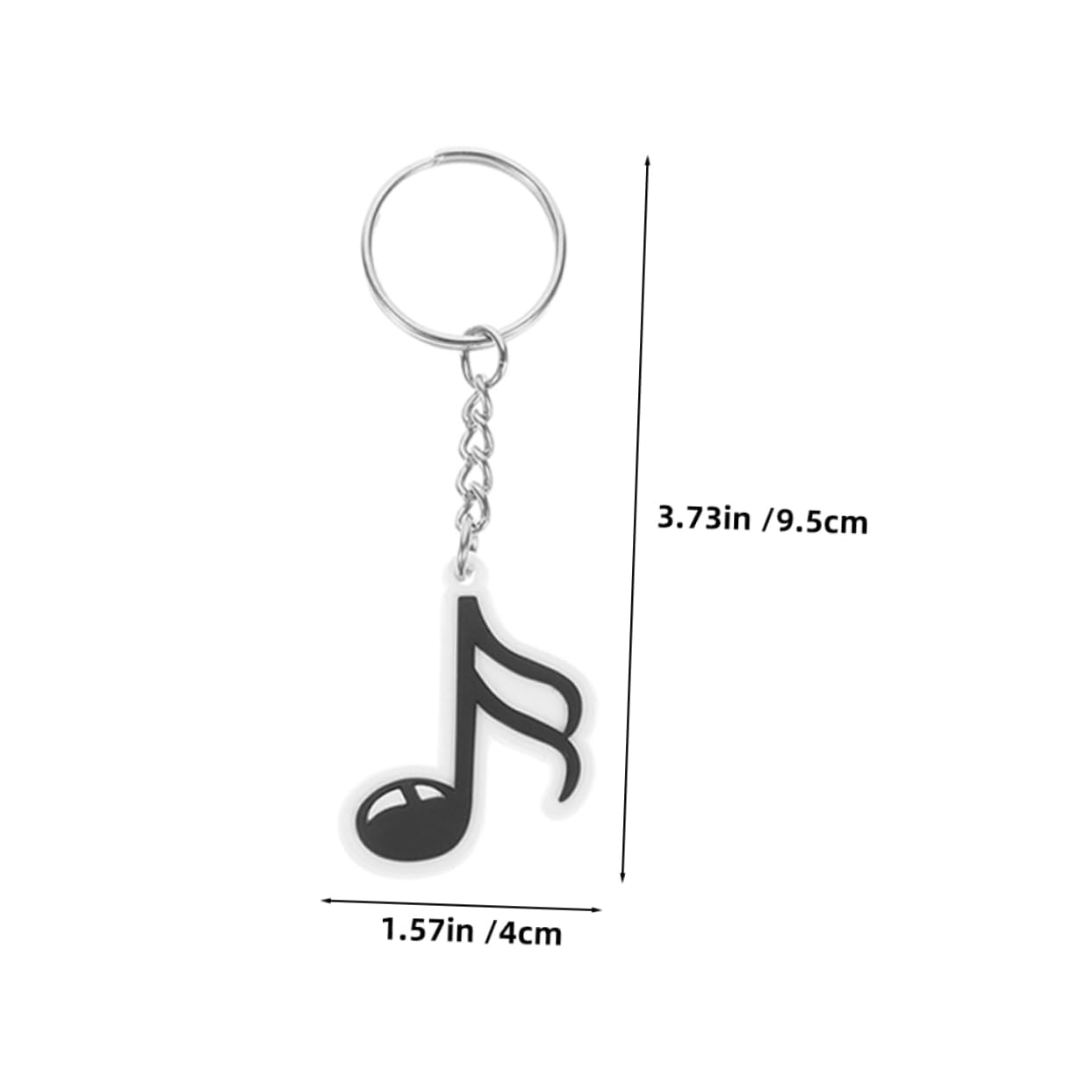 DECHOUS 12pcs Music Note Keychains for Retro Party Favors