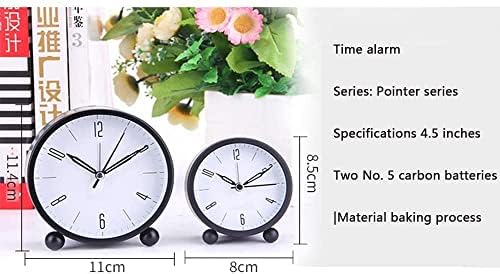 Double Bell Alarm Clock with Backlight for Home Decor