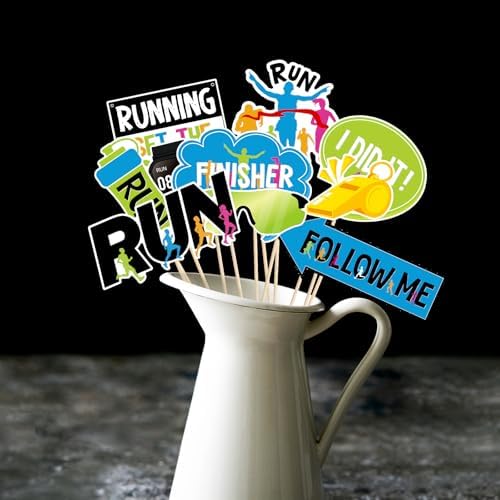 FOZEE Running Photo Booth Props 20Pcs