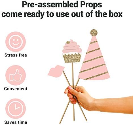 Perfect Occasion 21st Birthday Photo Booth Props Set of 30