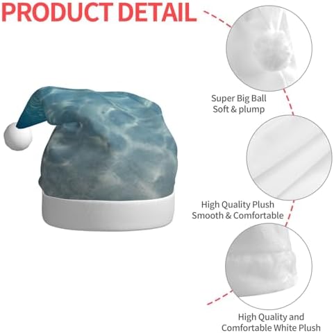 Personalized Santa Hat Velvet Plush Christmas Headwear for Women