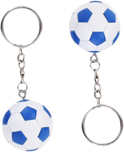 STOBAZA 4pcs Soccer Keychains for Boys Girls Party Favors