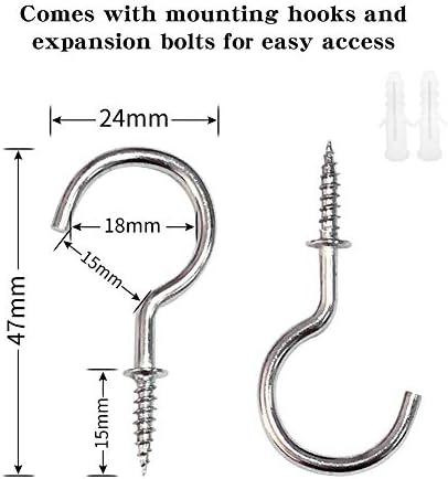 BEL AVENIR Curtain Ropes Tiebacks 2 Pack Charcoal