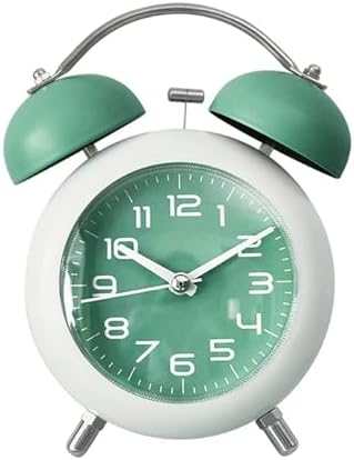 Double Bell Alarm Clock with Silent Second Hand and Backlight