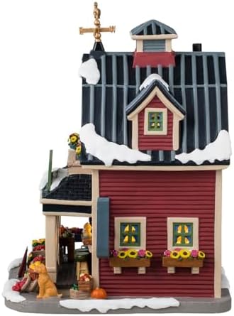 Lemax Debs Farm n Floral Lighted Building