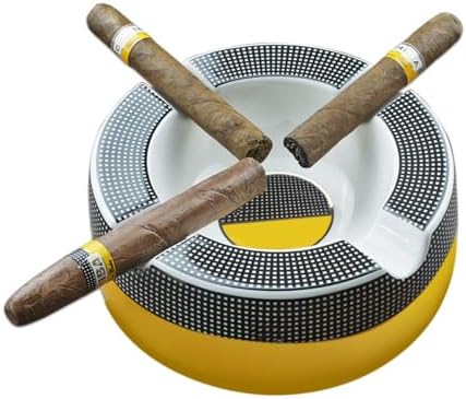 GUEVARA Cigar Ashtray Big for 8 Round Cigarettes