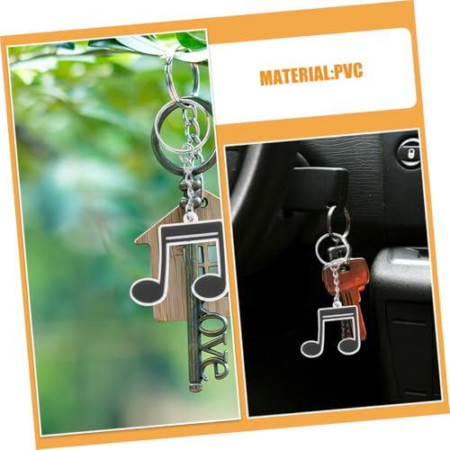 DECHOUS 12pcs Music Note Keychains for Retro Party Favors