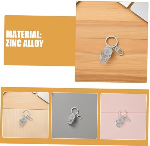 2Pcs Durable Basketball Keychain Pendant for Sports Fans