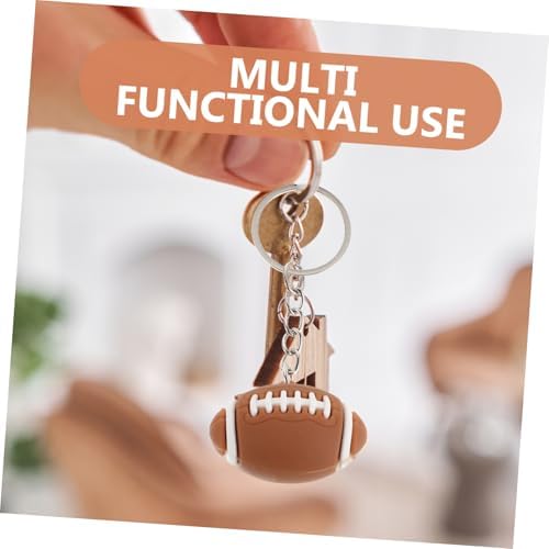2PCS Mini Sports Balls Football Keychain for Boys