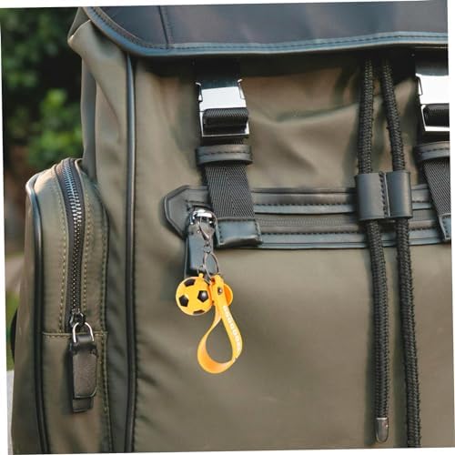 PartyKindom 2 Pcs Soccer Keychain Football Pendant for Keys and Bags