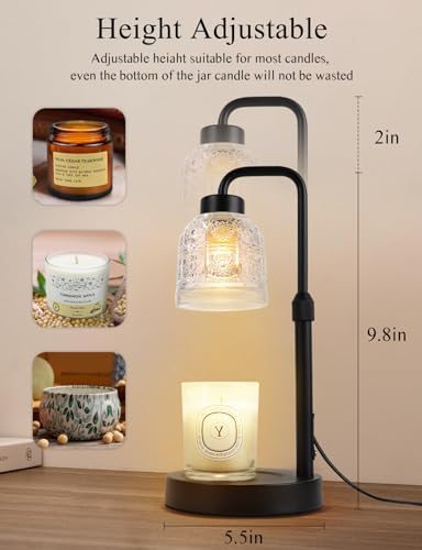 Yohonk Candle Warmer Lamp with Timer Dimmable