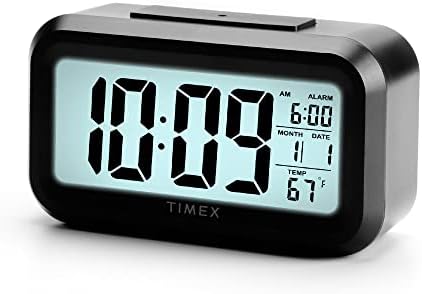 Timex Alarm Clock with Temperature Sensor and Large Display