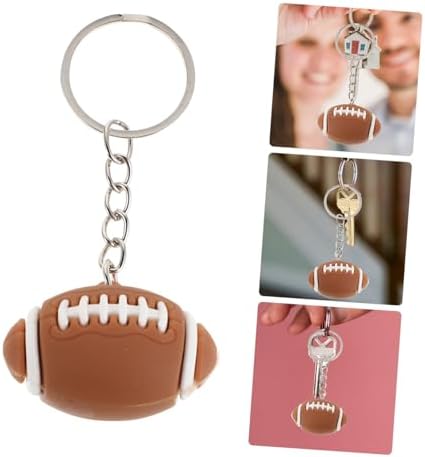 2PCS Mini Sports Balls Football Keychain for Boys