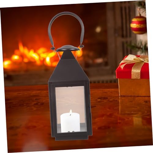 Nordic Iron Candle Lantern for Christmas Decor