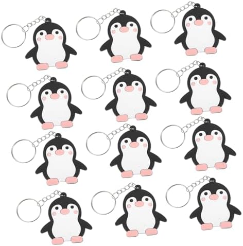 24Pcs Penguin Keyrings for Party Favors