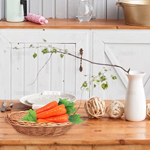 AUEAR 5 Pack Artificial Carrots for Home Decor