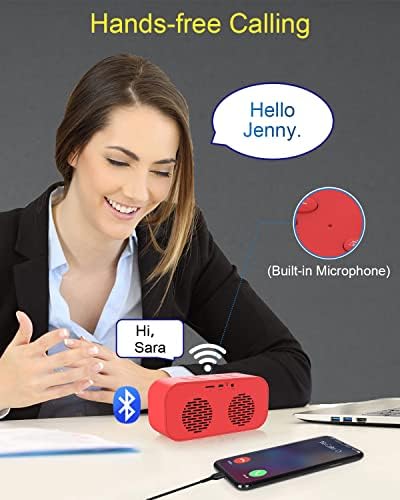 AFK Alarm Clock with Bluetooth Speaker and LED Display
