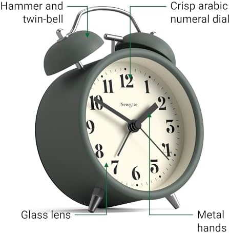 NEWGATE Theatre Alarm Clock Modern Classic