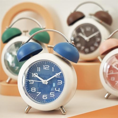Double Bell Alarm Clock with Backlight and Loud Ringtone