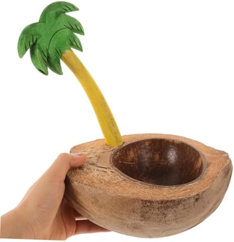 Coconut Shell Candle Holder for Taper and Pillar Candles