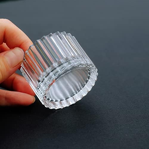 VOHO Clear Tea Light Holder Set of 12