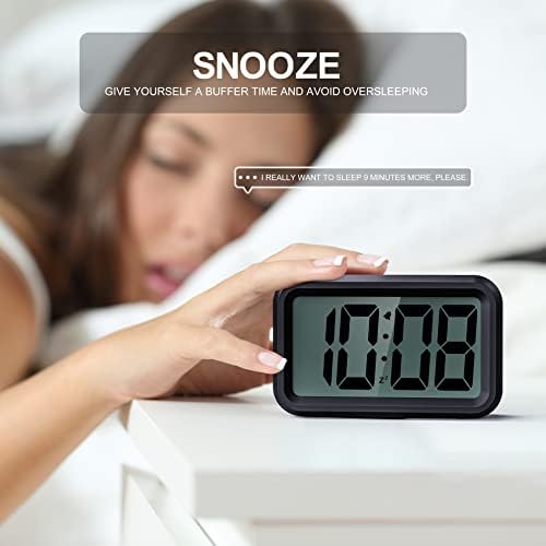 T-FAMY Digital Clock with LED LCD Auto Display