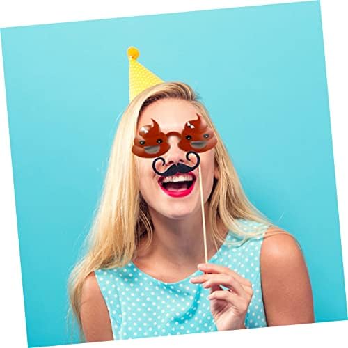 TOYANDONA Funny Poo Shape Glasses for Party