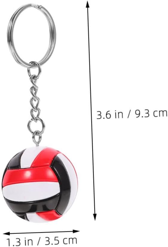 IMIKEYA Volleyball Keychain Pendant Set