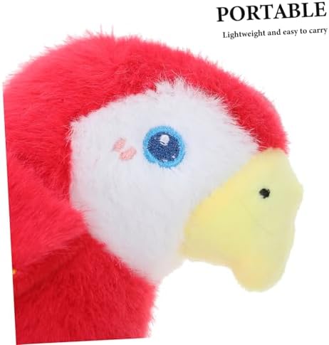 Unomor Soft Parrot Plush Keychain