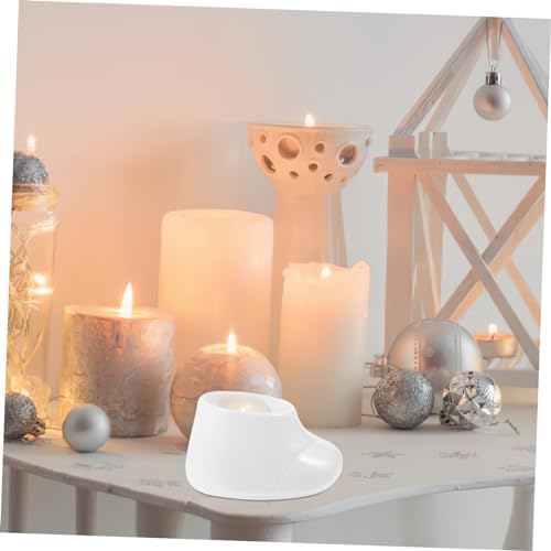 Christmas Boots Shaped Candle Holder Festive Decor Ornament